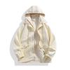 2026 Autumn/Winter Men's Hooded Baseball Jacket: Fake Two-Piece, Casual, Loose, Versatile, Couple's Outerwear