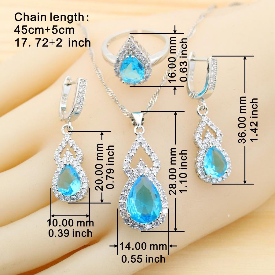 Bride Light Luxury Jewelry Earrings Rings Rings Bracelet Necklace 4 Piece Chain AAA Zircon Inlaid Jewelry