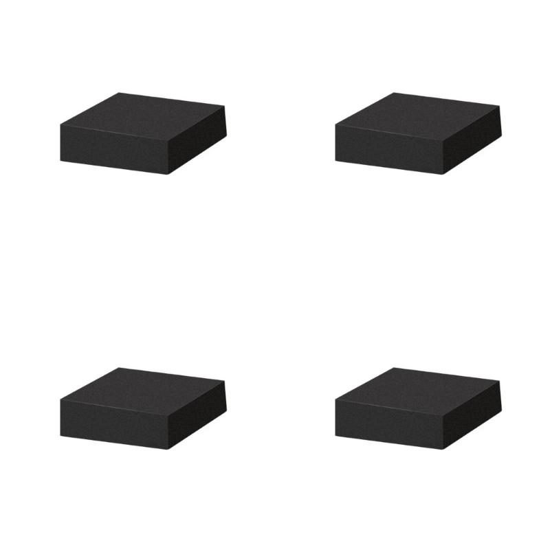 4Pcs Adhesive Back Sponge Height Increasing Vibration Damper Pad Enhancing Viewing Angles And Cooling For Home Theaters