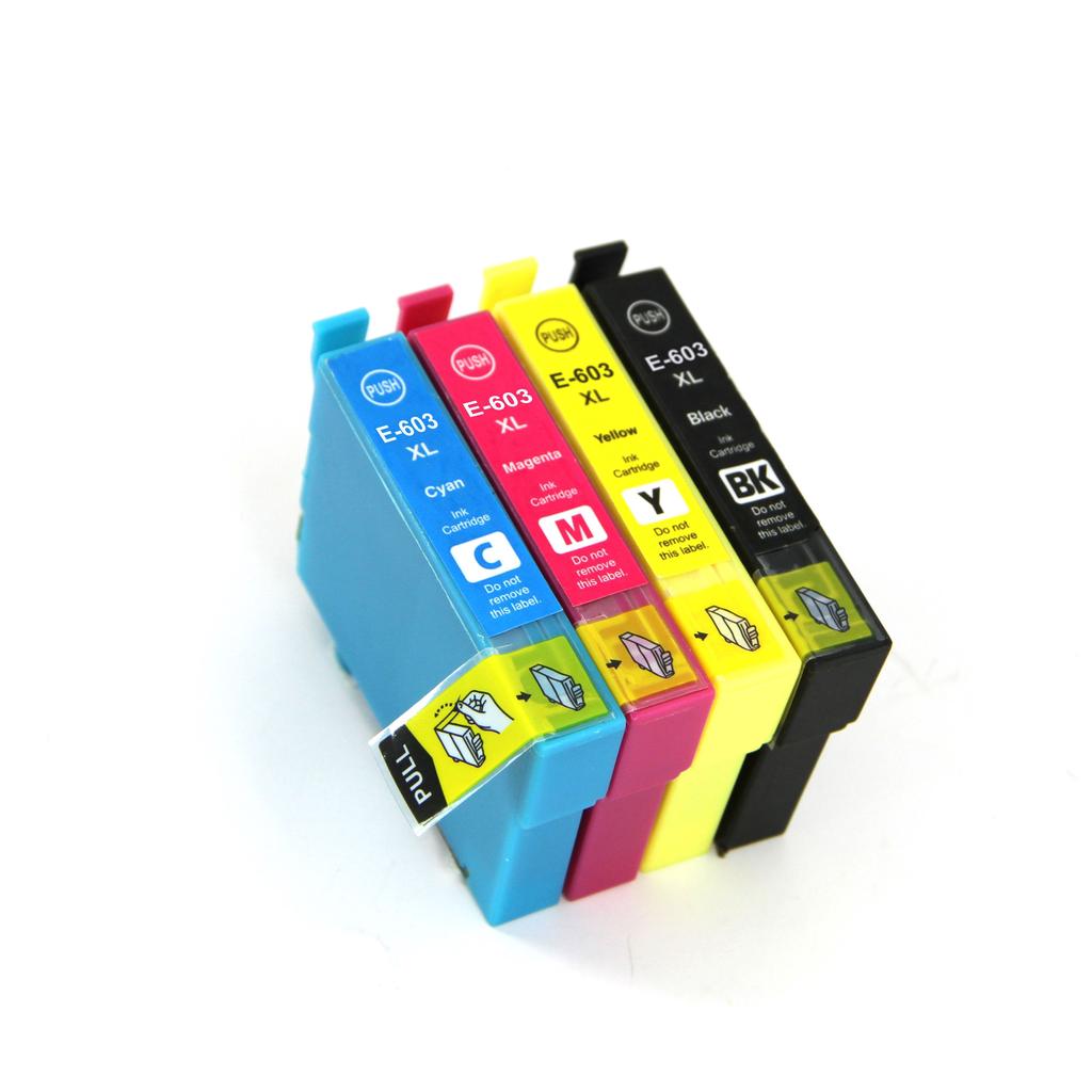 Clywenss Cartucce D'Inchiostro 603XL, Confezione Da 6 (3 Nero + 1 Ciano, 1 Magenta, 1 Giallo), Compatibili Con Epson Expression Home E WorkForce