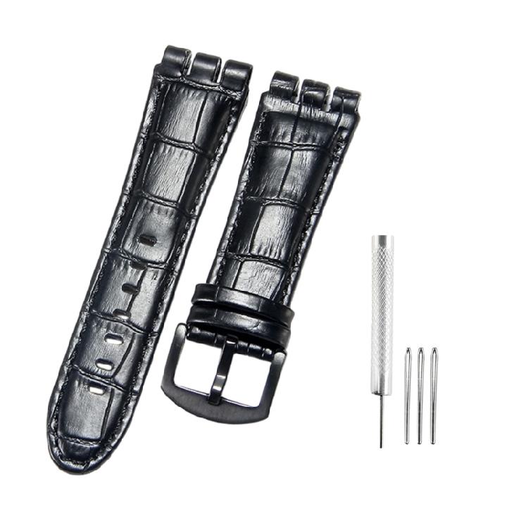 Comfort Focused Replacement Leather Watch Band Featuring Soft Feel and Improved Airflows for Extended Wear