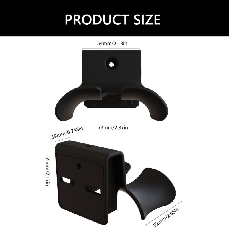 Headphone Stand Holder Wall Mount Display Rack for Easy Storage and Stability Compatibility with Various Headphone