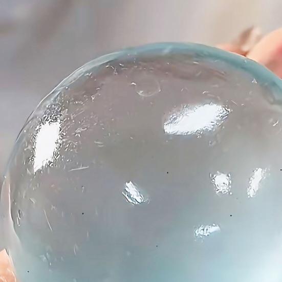 1/3/4Pcs Coconut Oil Stress Ball Slow Rising Stress Relief Clear Ball Squeeze Toy Non-Sticky Improving Focus Relaxation Stretchy Ball Sensory Toy