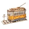 Tsukurundesu® 3D-Holzpuzzle-Ornamentserie (Tram) mit japanischer Anleitung