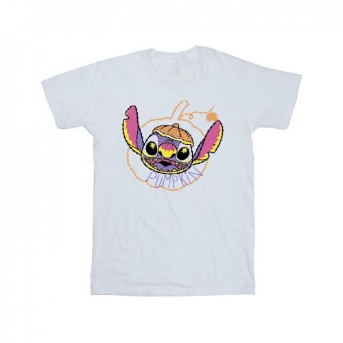 Lilo & Stitch Mens Pumpkin Head Cotton T-Shirt
