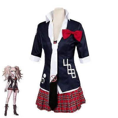 Cadılar Bayramı Danganronpa Junko Enoshima Cosplay Kostümü Anime Rol Yapma Kıyafeti Kadın Cosplay Kostümü