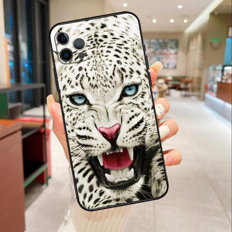 Animal Lion Tiger Phone Case For iPhone 17 Air 16 14 13 11 15 Pro Max mini 15 16 Plus 16e Protective Cover
