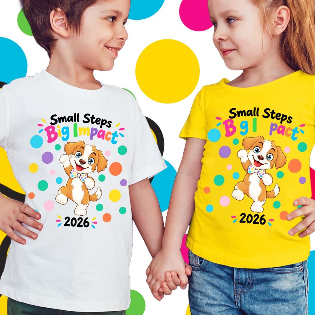 Plettet Dag T-shirt Børn i Nød Drenge Piger Skolegave Til Børn #SD42