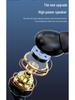 MAX50 Zinc Alloy Bluetooth Earphones with Dual Noise Cancelling and Fingerprint Touch - High Quality Wireless Earphones.