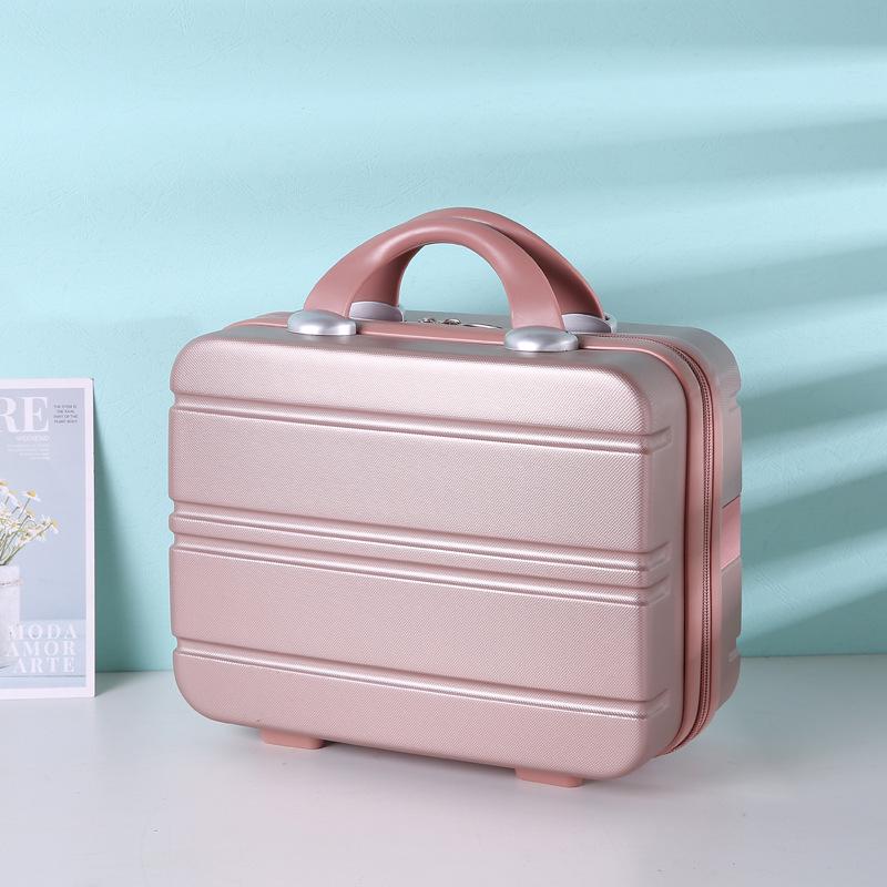 Customizable Logo 12-Inch Makeup Case & 14-Inch Carry-on Suitcase Set