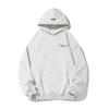 400G heavy trendy brand embroidered hooded sweater men's and women's spring loose and versatile jacket