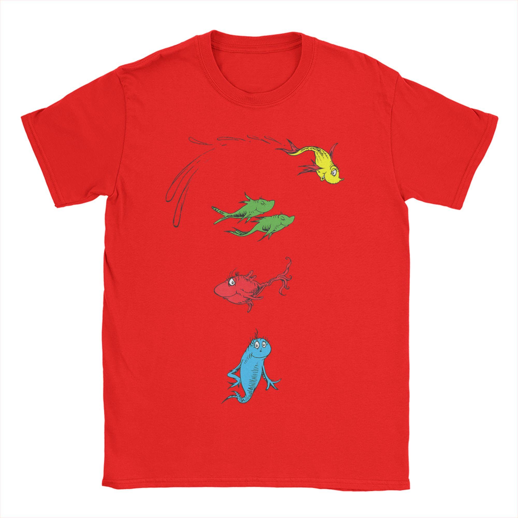 Unisex Dr Seuss Characters Read T Shirt Cotton Clothing Funny Short Sleeve Crew Neck Tees Printed TShirts S