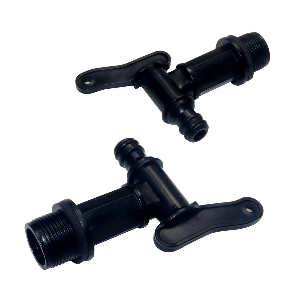 5Pcs 3/4‘’ IBC Barrels Water Butt Tap Self Made Plastic Faucet For Beer Rain Brew Water Tank Faucet Water Garden Hose Connecti