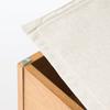 MUJI Polyester Linen Storage Box Lid Clothing Storage Box Under-Bed (KA0OAA2A) - Case,