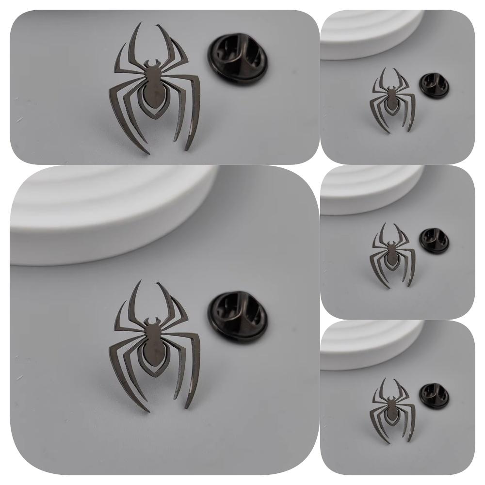 Classic gold-plated spider badge, women’s anti-exposure buttons, men’s suit lapel pin, formal brooch