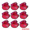 10 Pcs/lot Embroidery Patch Iron On Patches For Clothing Patches On Clothes Jackets Decor Applique Sew Supplies