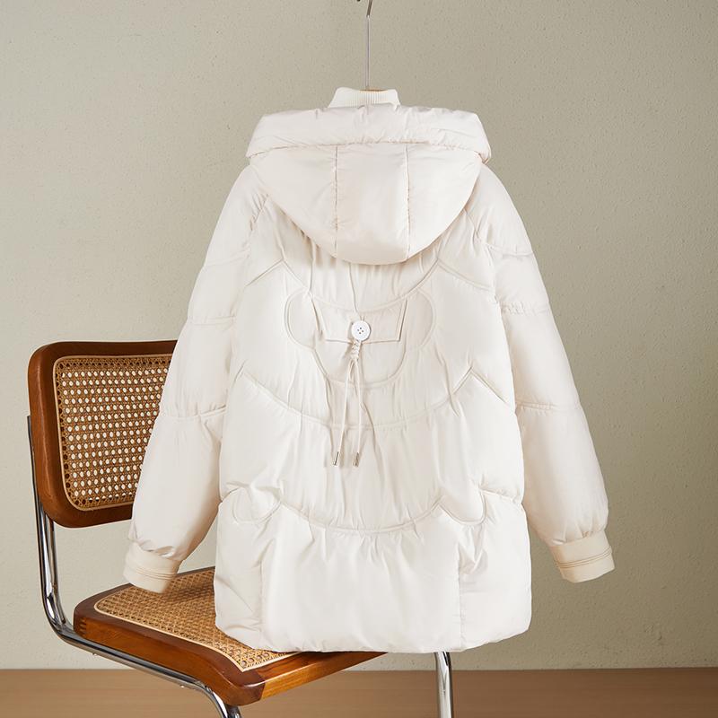 Verdickter Baumwollmantel für Damen - Lockeres und einzigartiges Brotstil-Design