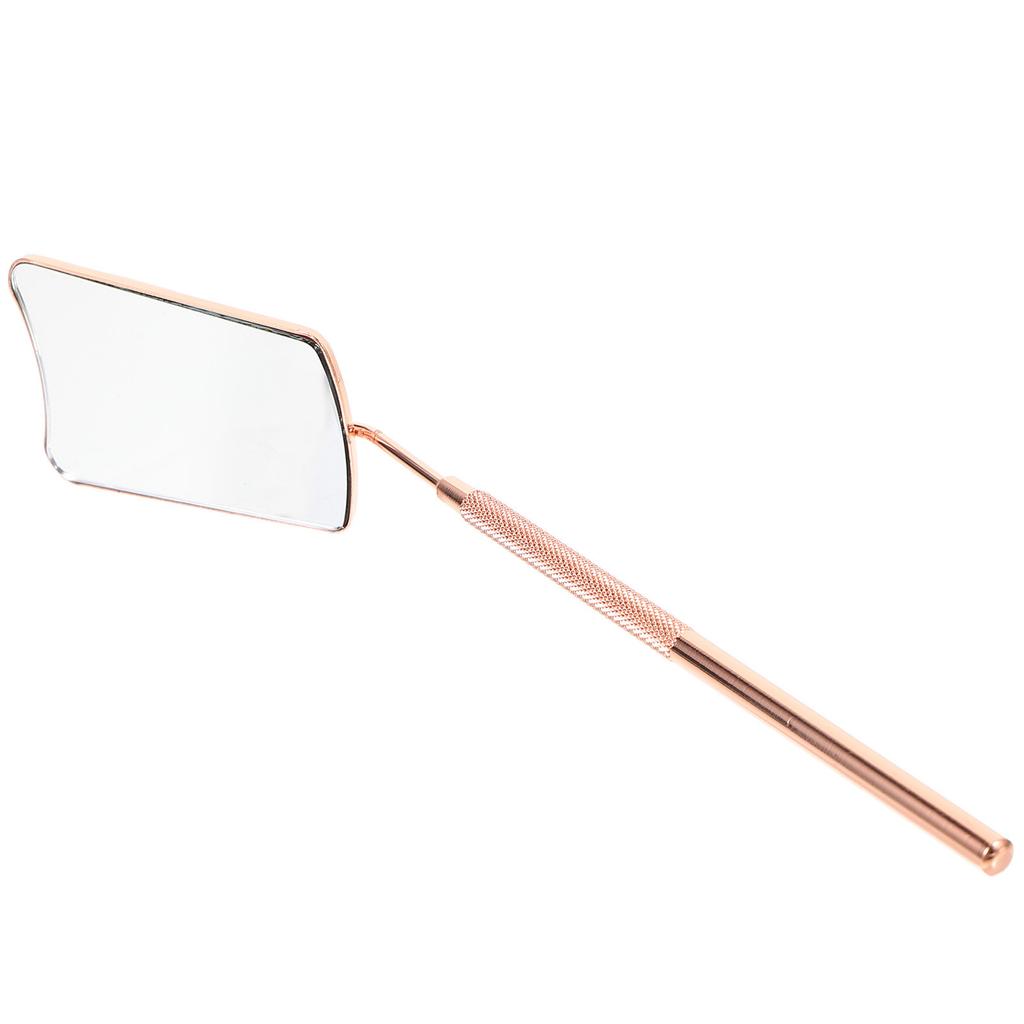Professional Stainless Steel Lash Extension Mirror Portable Lightweight Eyelash Checking Mirror for Eyelash Extensions Face