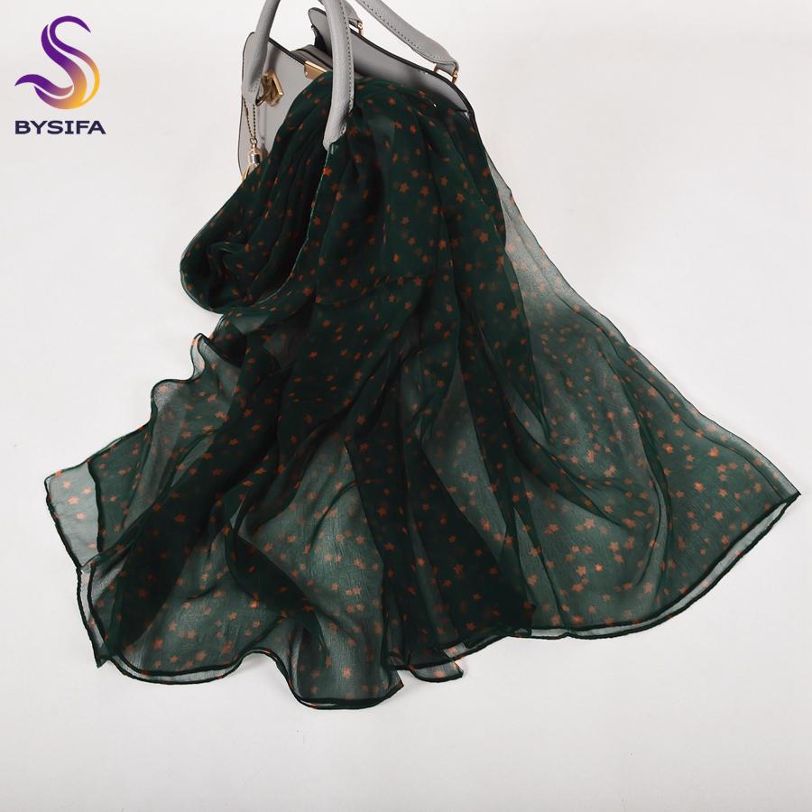 Fall Winter Blue Silk Scarf Shawl Printed Fashion Women Brand Long Scarves New Spring Chain Design Ladies Neck Scarf