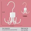 Rotatable Six-Claw Hook Hanger for Hats, Coats, Bags, Scarves, and Belts