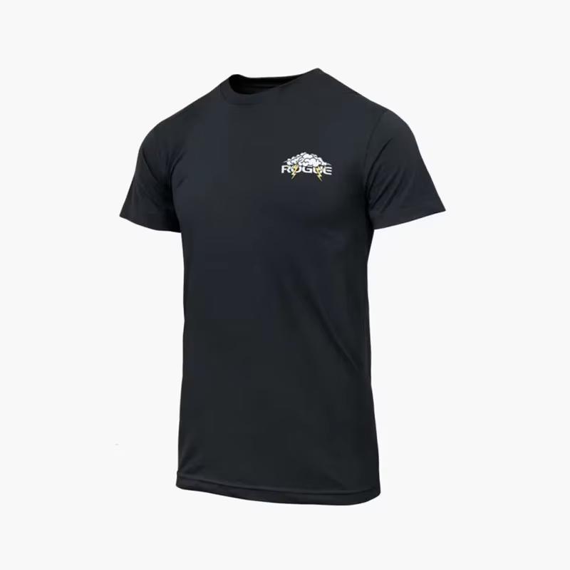 

New Breathable and Stylish Rogue Fitness Logo Printed Crew Neck Trend Fitness 100 Cotton Casual Top Men s Clothing 4XL