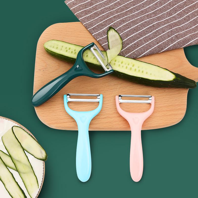 Enhanced Stainless Steel Peeler for Fruits and Vegetables