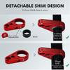 NICECNC ATV Aluminum A-Arm Brake Line Clamps For Yamaha Raptor 700 Grizzly For Polaris Sportsman 300 400 450 500 RZR Ranger