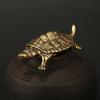 Vintage Messing Krokodil Schildkröte Ornamente Zuhause Schildkröte Schlüsselanhänger Anhänger Tee Haustier Ornamente Schildkröte Handwerk Figuren Großhandel