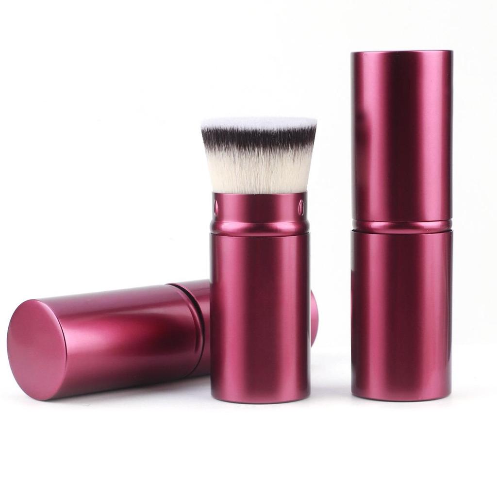 New Portable Retractable Makeup Brush - Multifunctional Blush & Powder Tool