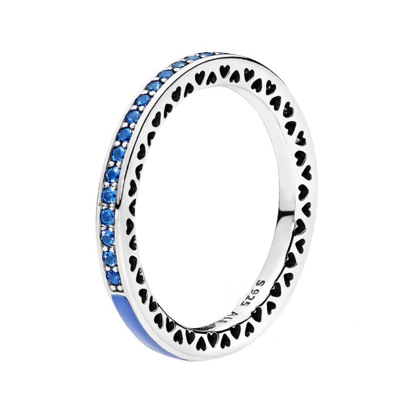 Pandora Edge Set Design Ring Women rings Silver 191011NCB Box,54