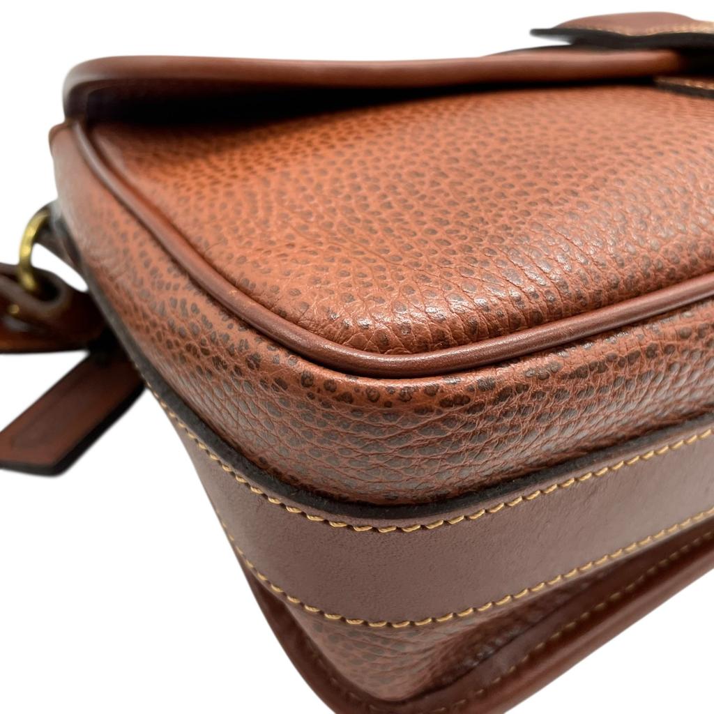 Used COACHShoulder Bag Brown leather unisex