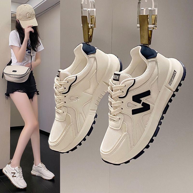 Dopamine Women's Shoes Sports Running Shoes Summer and Autumn New Wear-resistant Ultra-light Soft Sole Niche Light Shoes