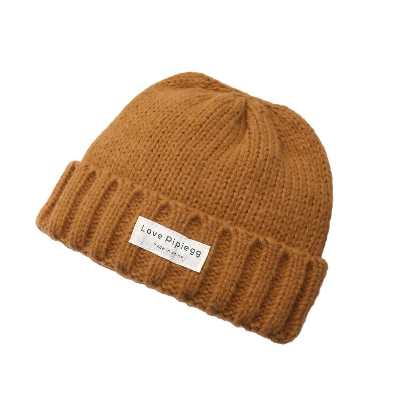 Autumn and winter hats, women's ear protectors, wool hats, cloth, couple wool hats, big head circumference, warm knitted hats