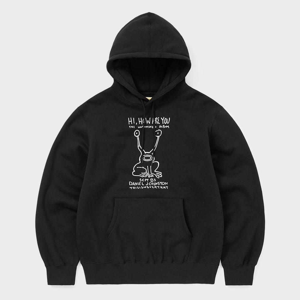 ThIs Is Never That Tnt Daniel Johnston Frog Hoodie Black S