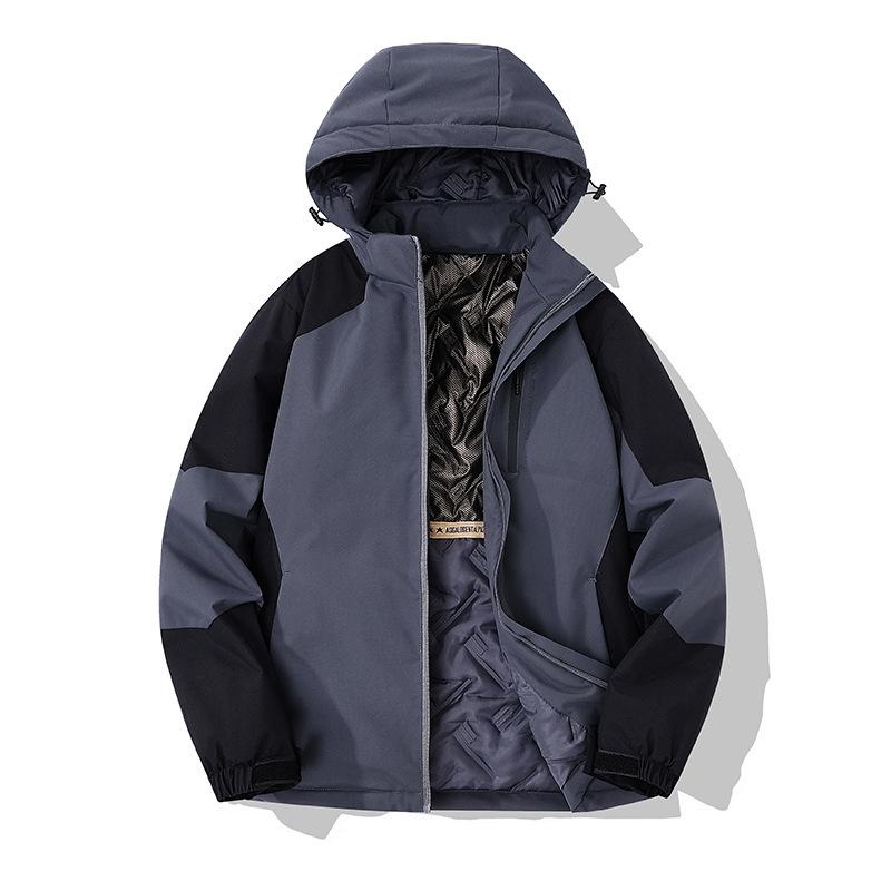 Thickened and Velvet Graphene Technology Cotton-padded Clothes Are Fashionable and Versatile, Windproof and Cold-proof, Light and Warm Jacket.