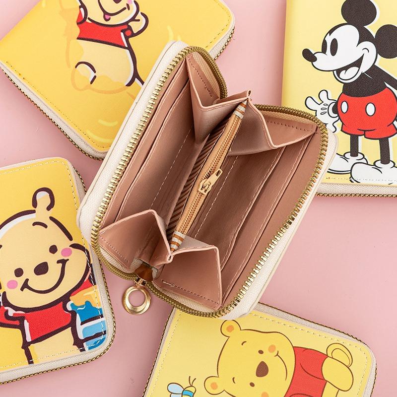 New Children's Cartoon Animation Student Short 30% Off Wallet Card Bag Change Bag Multi-card Wallet