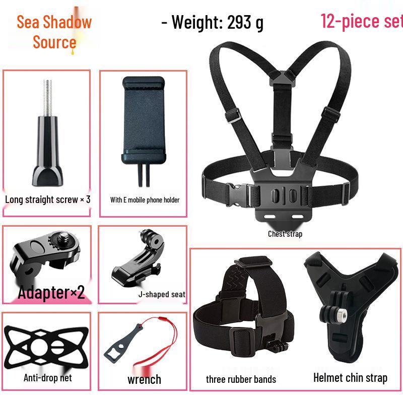 GoPro13 Chest Mount Camera and Phone Holder for Outdoor Activities