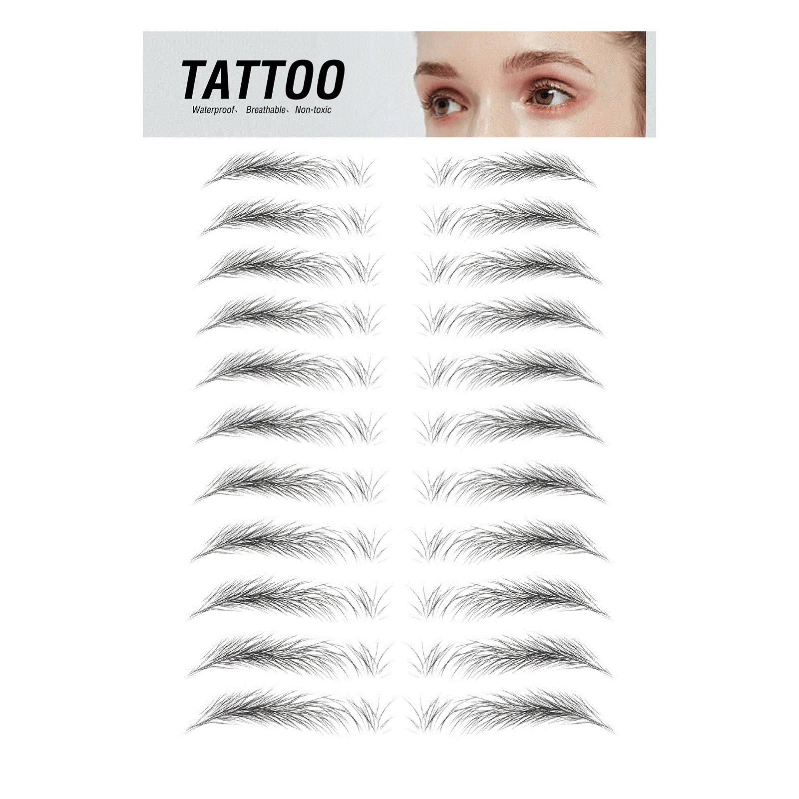 

3D Eyebrow Sticker Eyebrow Sticker Water Transfer Waterproof Eyebrow Sticker