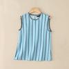 ZANZEA Women Casual Round Neck Stripe Summer Sleeveless Tank Tops