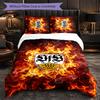 Set Biancheria da Letto Calcio VfB Stuttgart 3 Pezzi Morbido Set Copripiumino con Federe Set Decorazione Camera da Letto per la Casa