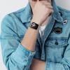 Pasek do zegarka Apple Watch Series 40 mm 42 mm 44 mm 38 mm Luksusowy pasek do zegarka ze stali nierdzewnej do zegarka iWatch Ultra 9 8 7 6 5 4 3 2 1 SE Pasek ze składanym zapięciem 49 mm