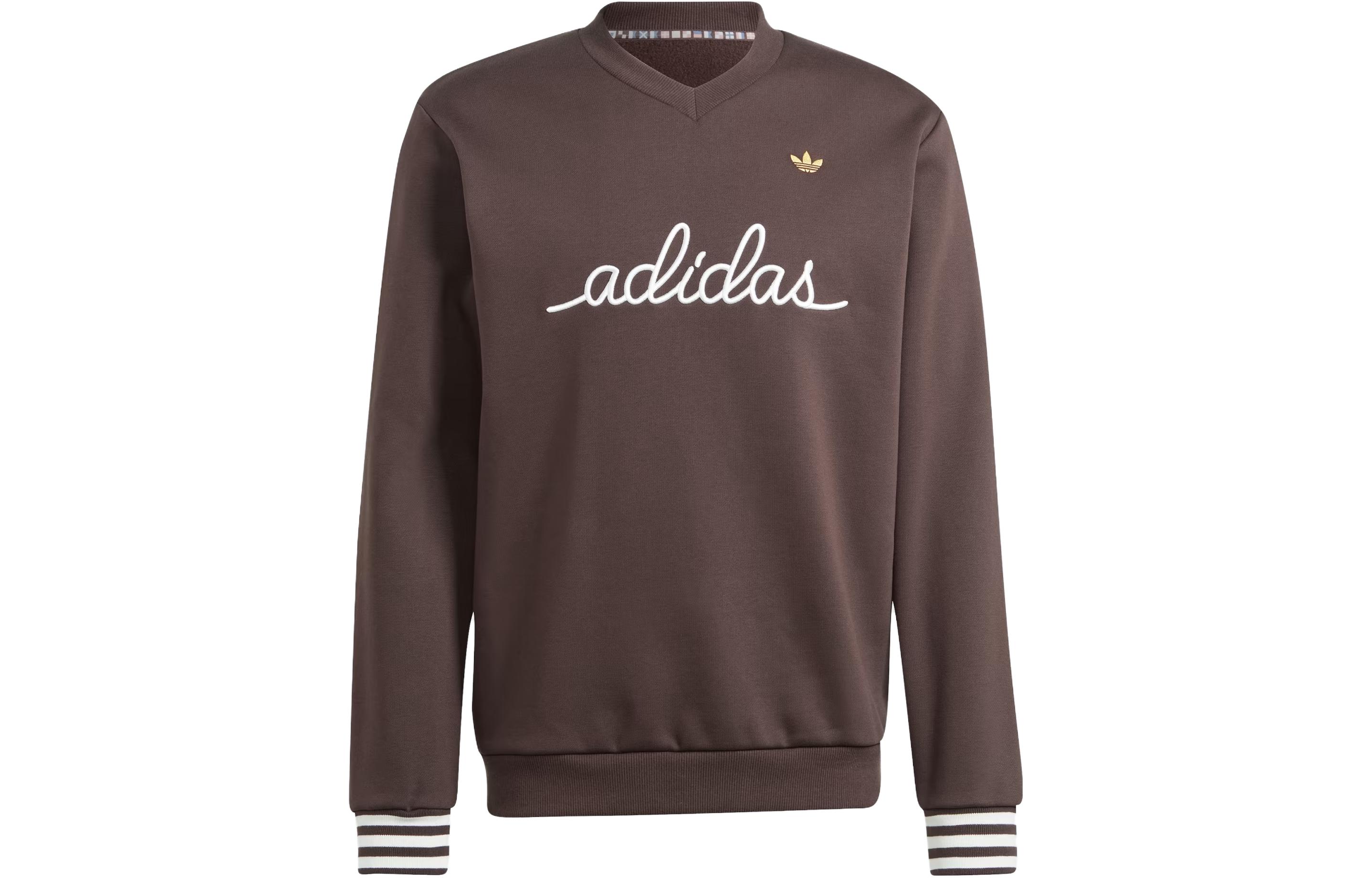 adidas originals Nice Embroidered Sweatshirt Brown IR7594 S