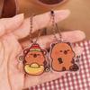 Cute Kapibara Bag Hanging Creative Capibara Pendant Lovely Capybara Keychain  Hanging Accessory