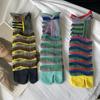 Chaussettes Longues Décontractées Rayées Lurex Ultra-Fines Édition Spéciale