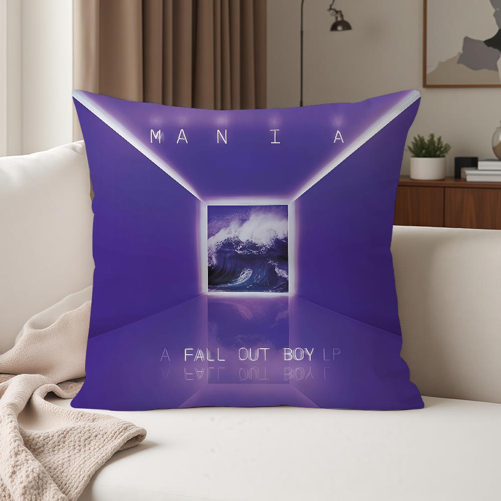 FFall Out Boy Band Pillow Case Suitable For Bedrooms Living Rooms Cars Home Decoration