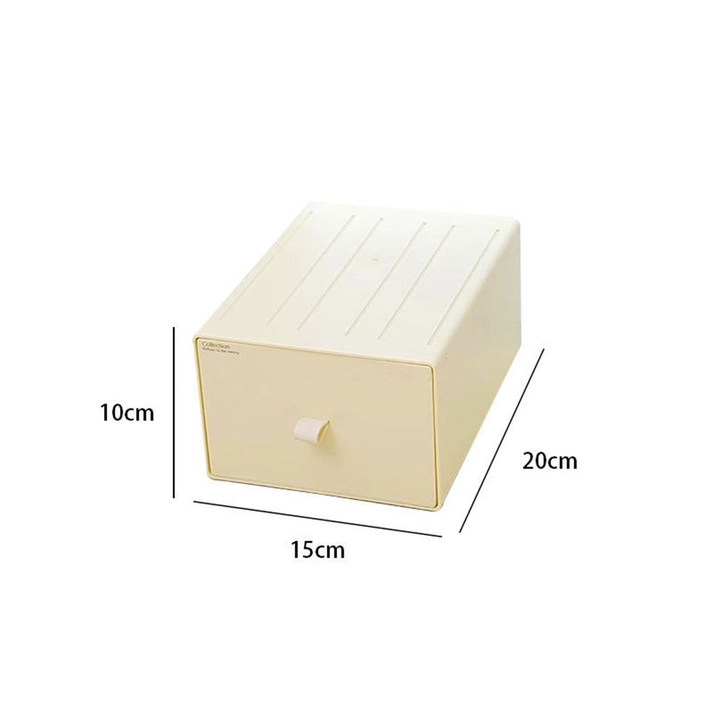 Stackable Cosmetic Storage Box Plastic Makeup Storage Container Stationery Storage Box  Office
