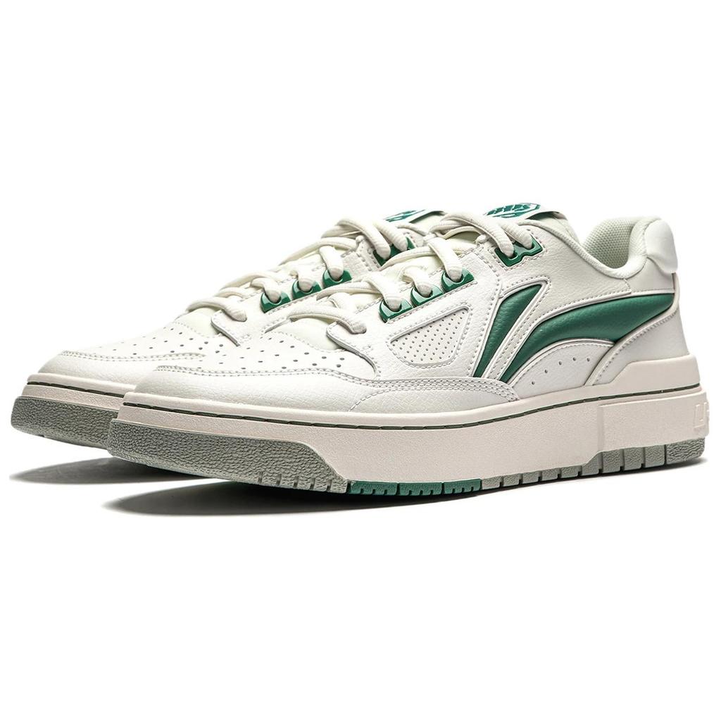 new LiNing New Arrival Cushioning, Slip Resistant, Abrasion Resistant, Rebound Low top Basketball Shoes Men's Beige Green
