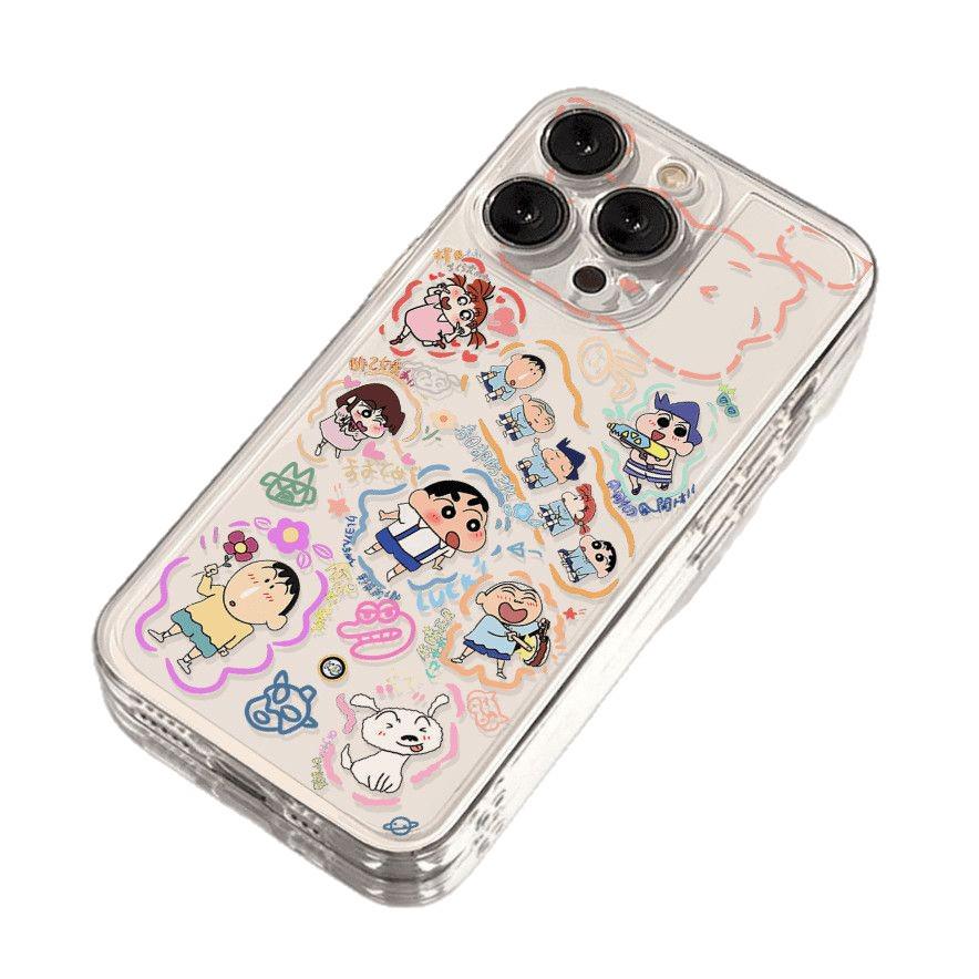 Crayon Shin-chan Cartoon Phone Case for iPhone 17/16 Pro Max/14/13/12/11