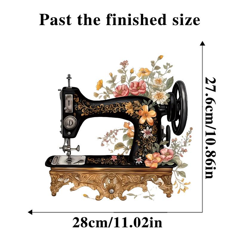 

Креативный мультфильм водонепроницаемый стикер для унитаза декоративная наклейка на стену швейная машина 30x30cm