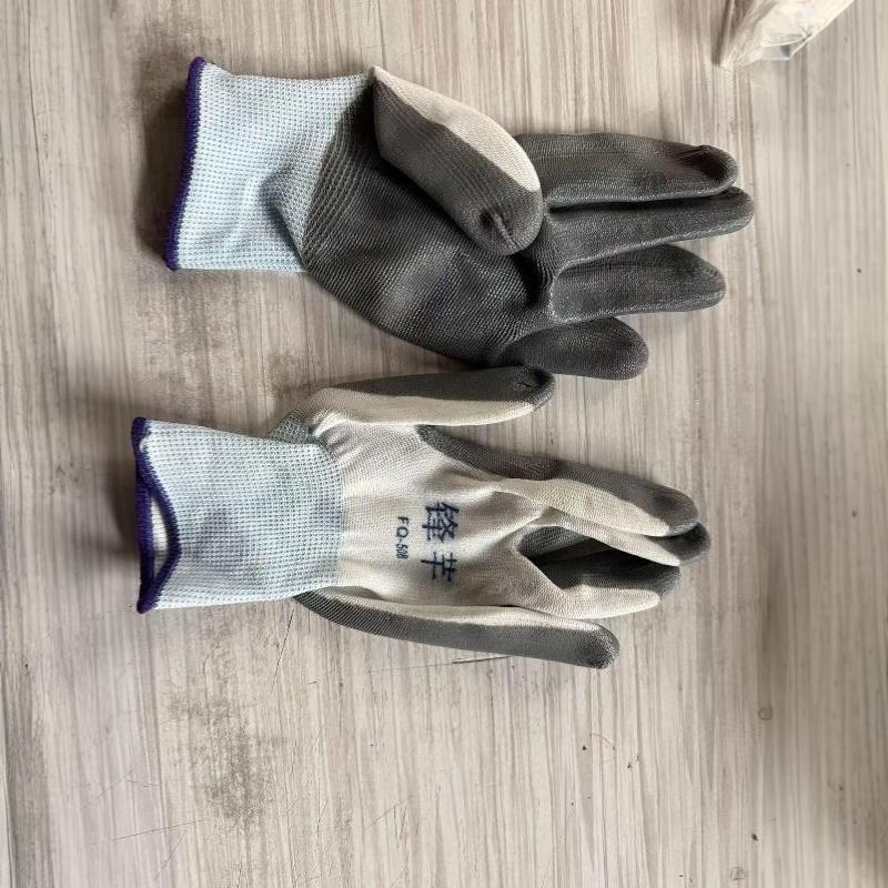 1 Pairs Nitrile Coated Work Gloves Non-Slip Knit Safety Protective Gloves Industrial Labor Building Construction Work Gloves